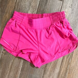 Lululemon Hotty Hot High-rise Sonic Pink Shorts - 2.5”